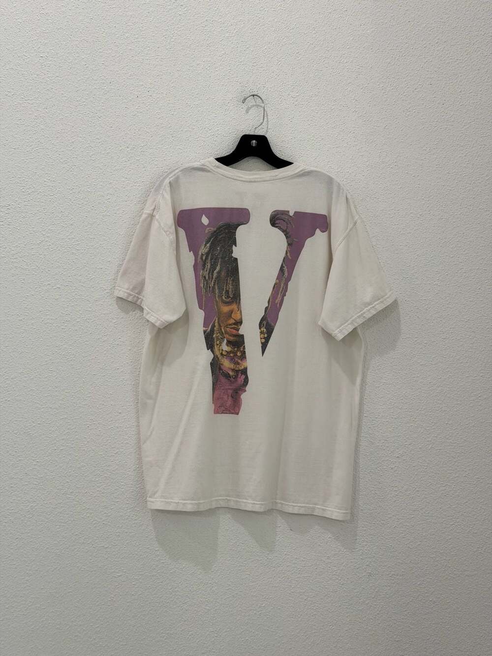 Vlone x Juice WRLD Legends Never Die T-Shirt White Size Large